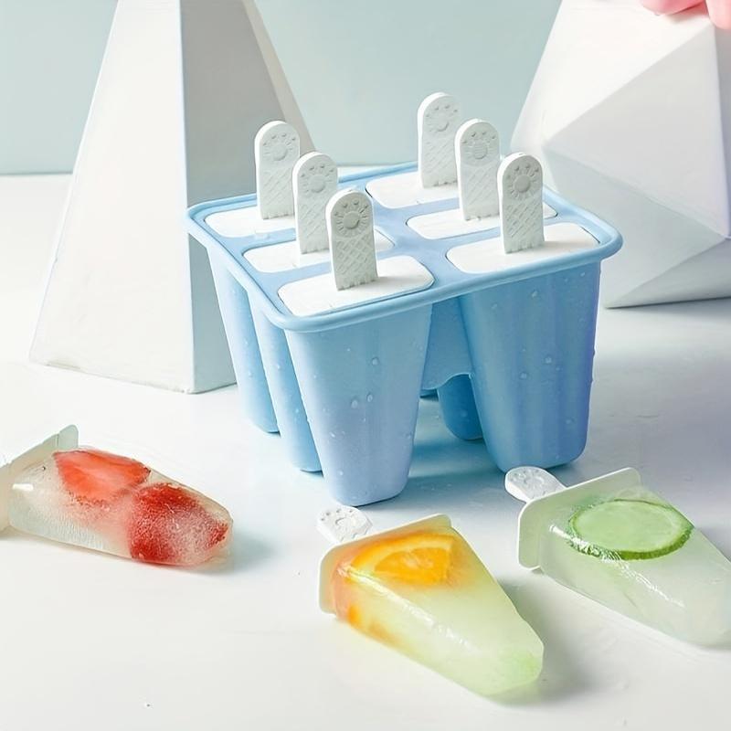 12-Cavity Silicone Popsicle Molds, & Easy Release with Reusable Sticks, Funnel & Cleaning Brush – Perfect for Homemade Ice Pops, Fruit Infusions & Party Treats